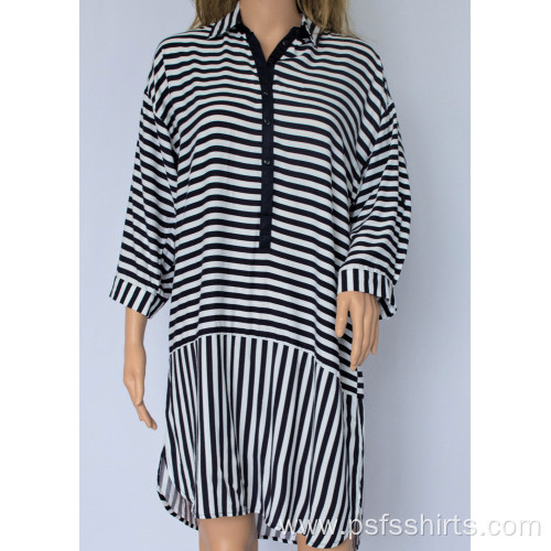 Long Sleeve Striped Dress